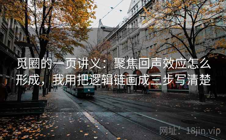 觅圈的一页讲义:聚焦回声效应怎么形成,我用把逻辑链画成三步写清楚 觅圈的一页讲义:聚焦回声效应怎么形成,我用把逻辑链画成三步写清楚